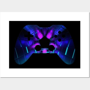 3D Abstract - Gaming Gamer Abstract - Gamepad Controller - Video Game Lover - Graphic Background Posters and Art